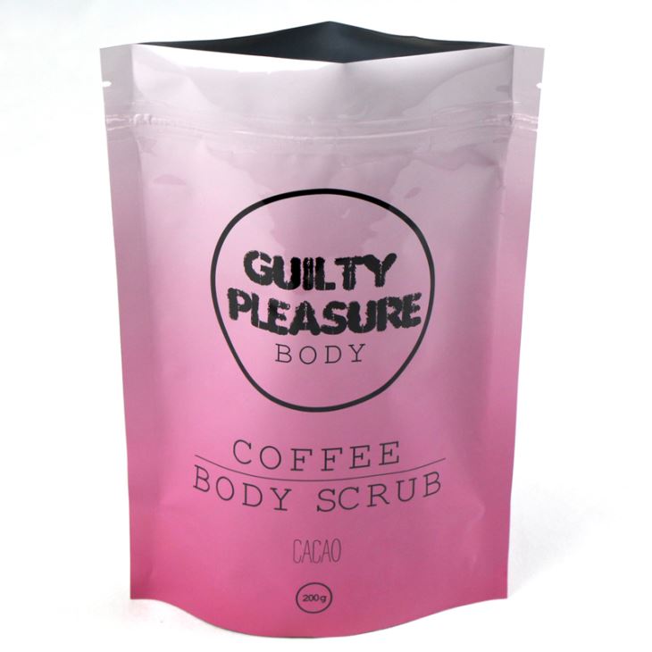 Aluminiumfolie staan ​​koffiezakjes op