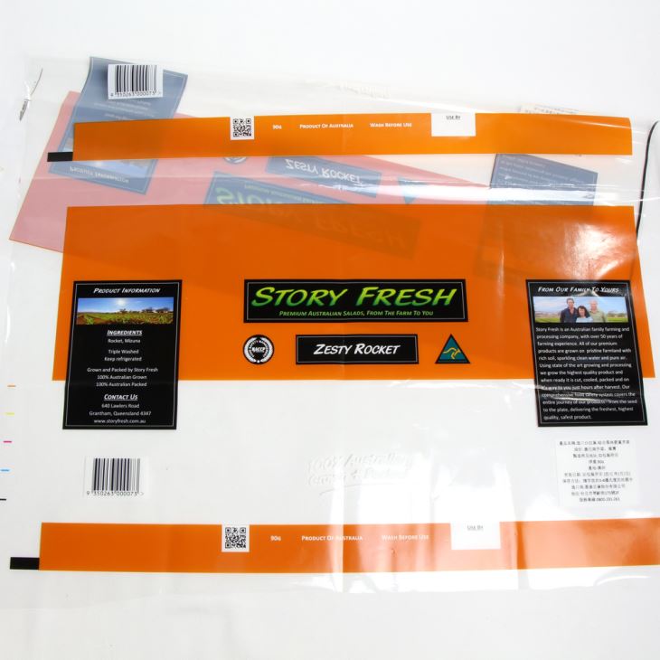 35 Micon Anti-condens BOPP-film gebruikt voor verpakking van groenten / salade