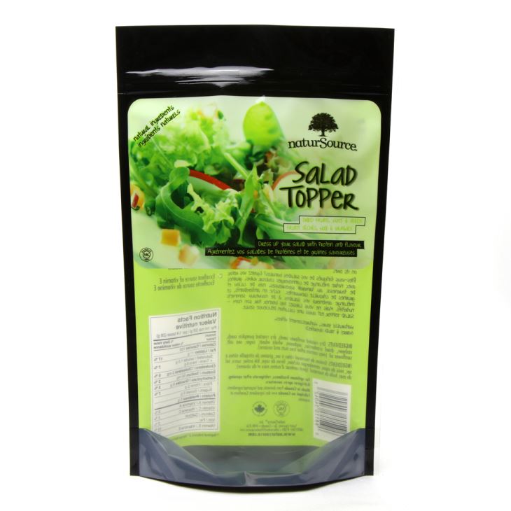 Veelkleurig afdrukken opstaan ​​zakje voor plantaardige salade