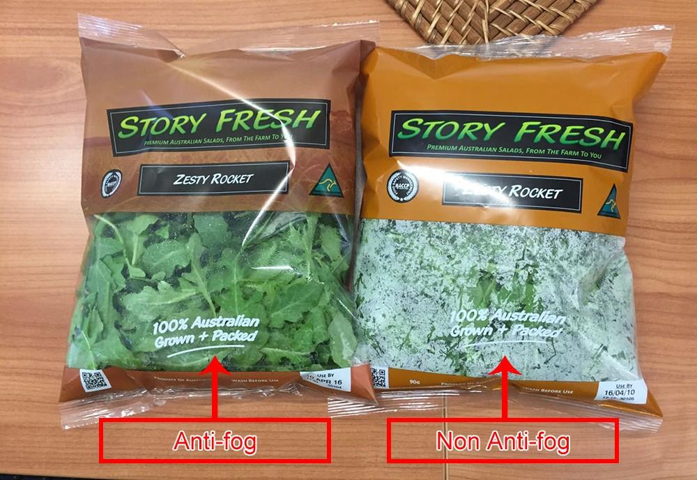 Bio-vriendelijke verse plantaardige plastic zakken Anti-condens Bio-friendly Fresh Vegetable Plastic Bags Anti-fog