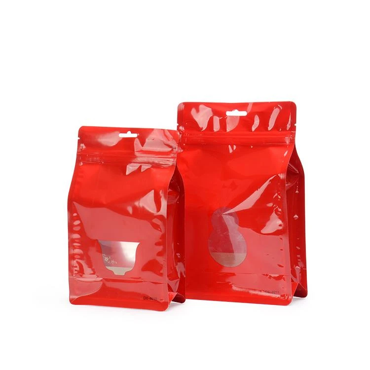 Aluminiumfolie Boxpouch met venster Aluminium Foil Boxpouch With Window