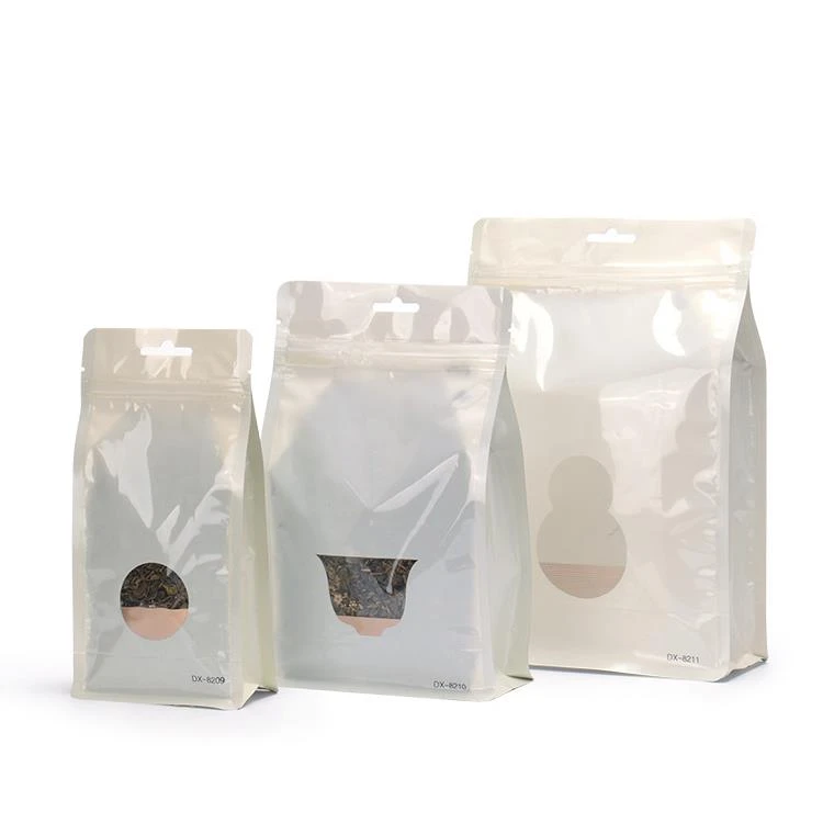Aluminiumfolie Boxpouch met venster Aluminium Foil Boxpouch With Window
