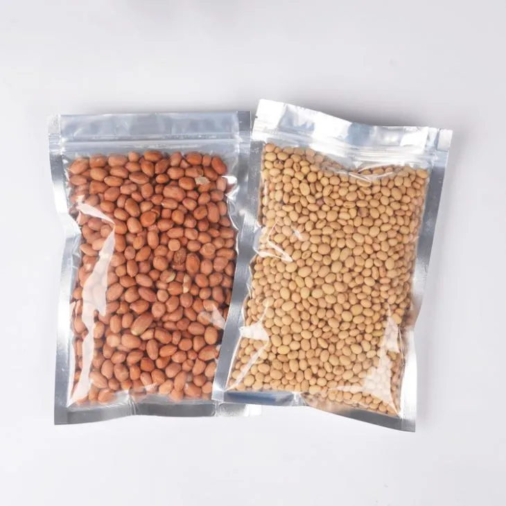 Verschillende Side Aluminiumfolie Three Side Seal Nut Bag