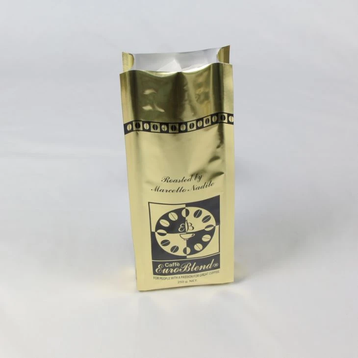 250g drie kant afdichting aangepaste Printing aluminium folie koffie tas