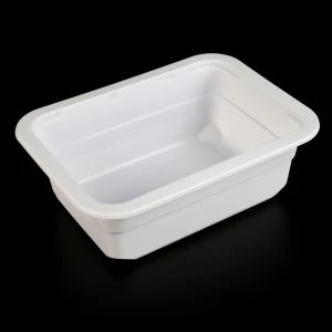 1000 ml Microwavable Disposable Plastic Meal Prep Food Catering Packaging Tray Fabrikant