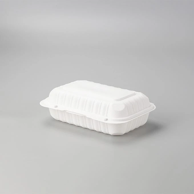 3 compartimenten Biologisch afbreekbare Wegwerp Meeneem Magnetron Verpakking ...