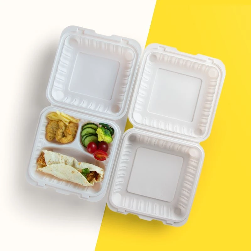 Hot Koop YR9581 Wegwerp Take Out Scharnierende Voedsel Container Microwavable...
