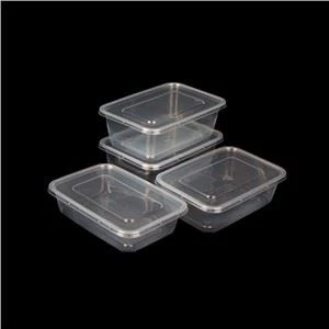 Goede Kwaliteit Magnetron Transparante Meal Prep Plastic Wegwerp Bento Lunchbox Take Out Fast Food Container Met Deksel
