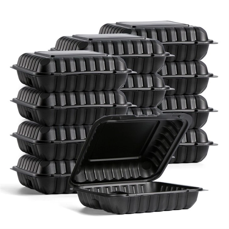 Afhaalcontainers met 3 compartimenten