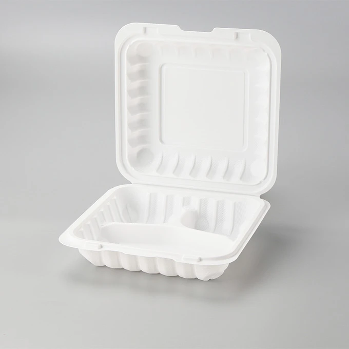 8x8 inch container met scharnierend deksel
