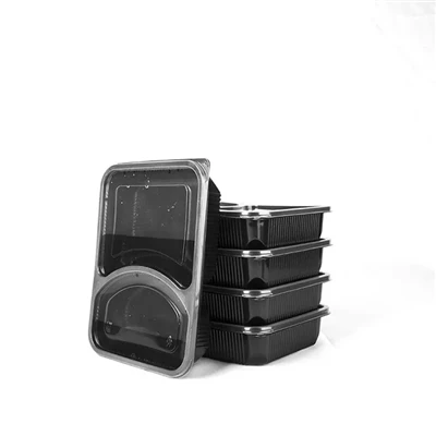 Logo Aangepaste magnetronveilige voedselcontainers met deksels Stapelbare Mfp...