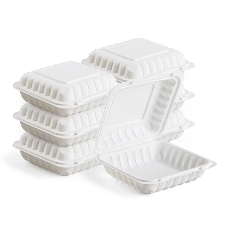 Ronde plastic voedselafhaalcontainers