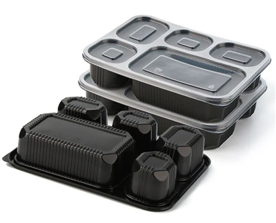 Voedselcontainer met 5 compartimenten