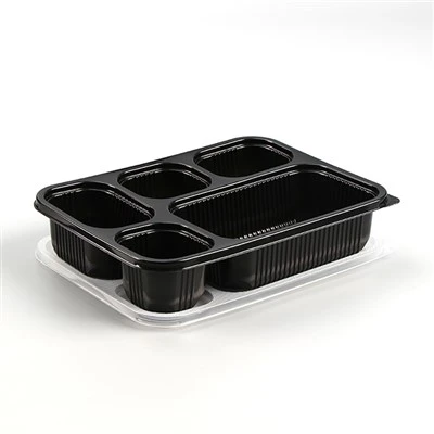 5 compartimenten voedselcontainers