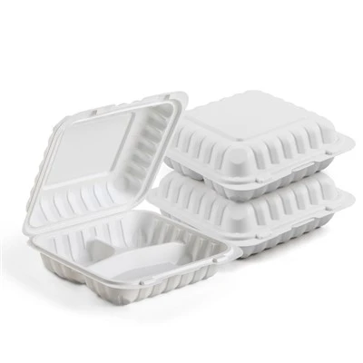 Clamshell-voedselcontainers 8x8