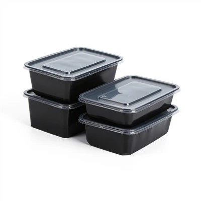 Hoogwaardige maaltijdbereidingscontainers met deksels
