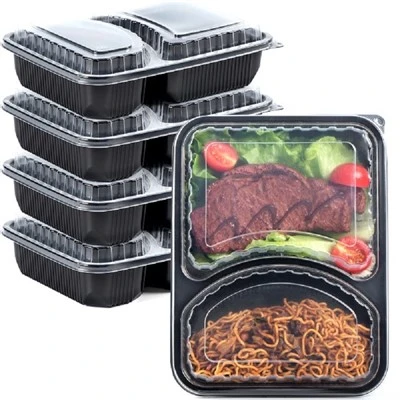 Maaltijdcontainer 2 compartimenten