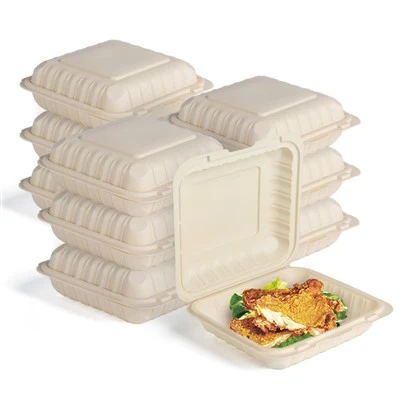 Plastic composteerbare afhaalcontainers