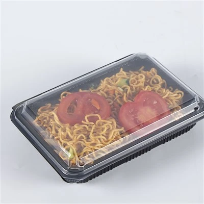 Plastic opslag voedselcontainer