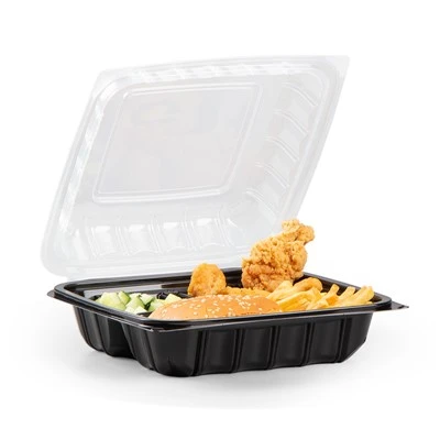 Afhaalbare dubbele voedselcontainers