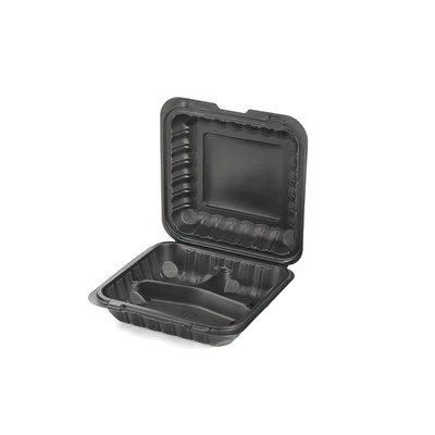 Afhaalbare plastic voedselcontainers