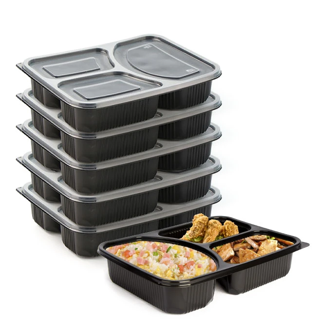 Afhaalcontainers 3 Compartimenten