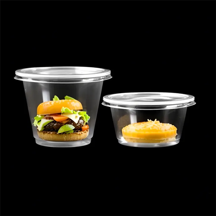 5 oz deelbekers met deksels