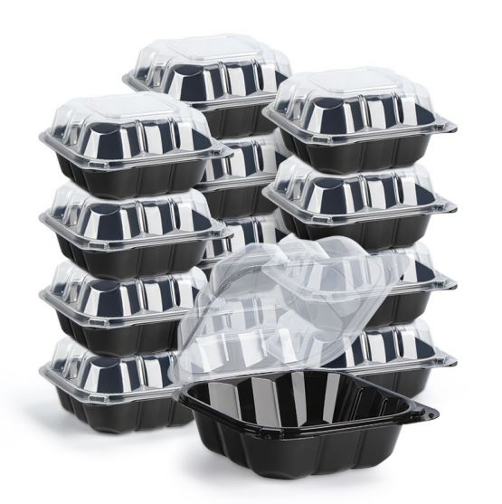 Vierkante anti-condens voedselcontainer