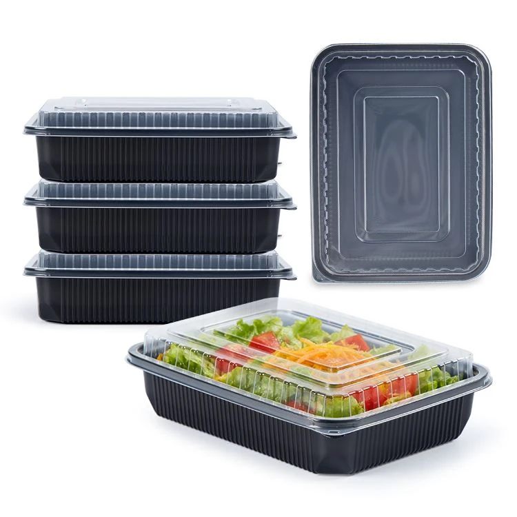 Wegwerp plastic voedselcontainers