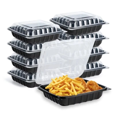 Is het veilig om plastic wegwerpbare Togo-dozen voor langere perioden voor wa...