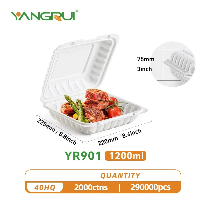 Clamshell Take-Out Food Box Clamshell Take-Out Food Box