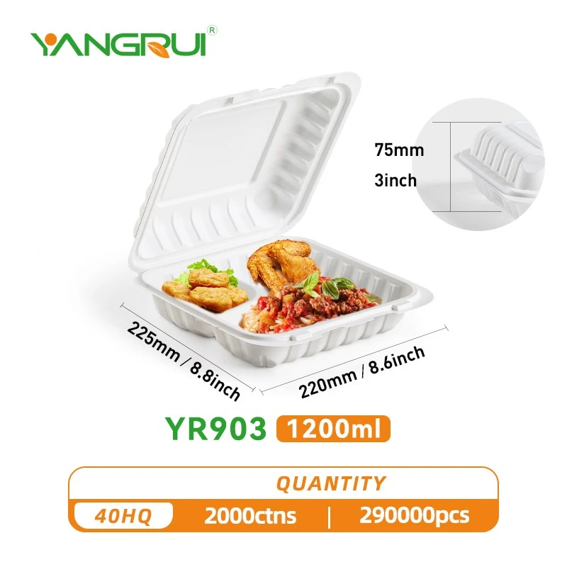 Clamshell Take-Out Food Box