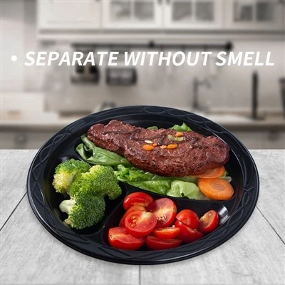 3 Compartment Plastic Plates 3 Compartment Plastic Plates