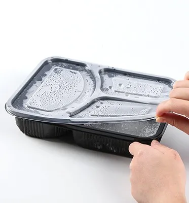 Meal Prep Black Container